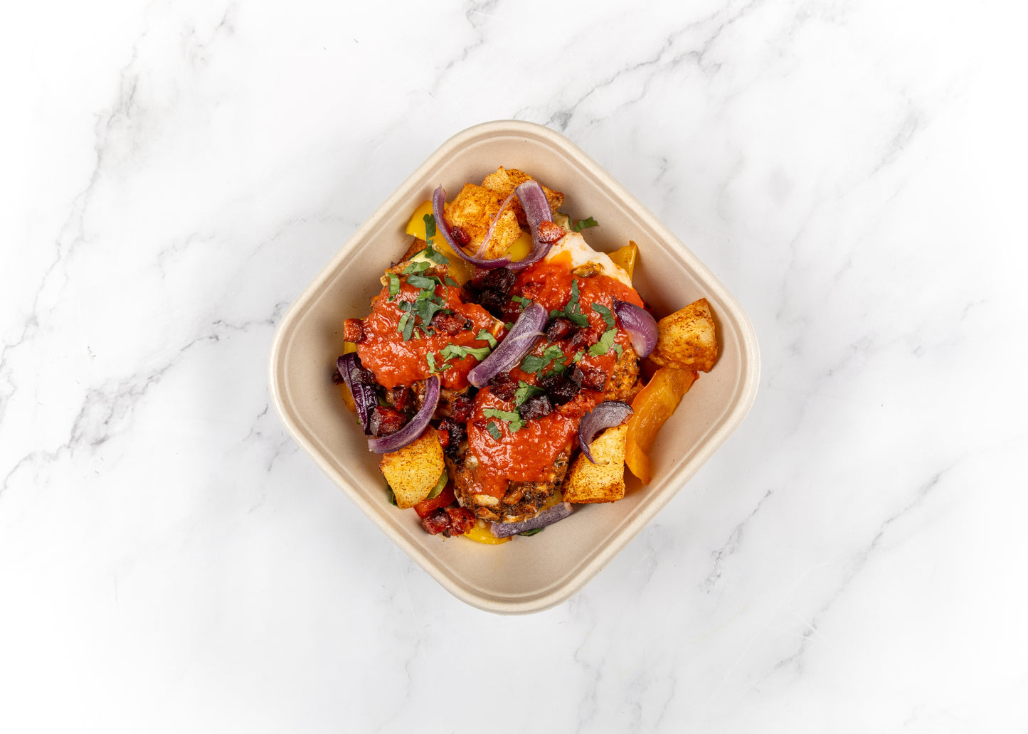 Chicken & Chorizo Patatas Bravas Th1