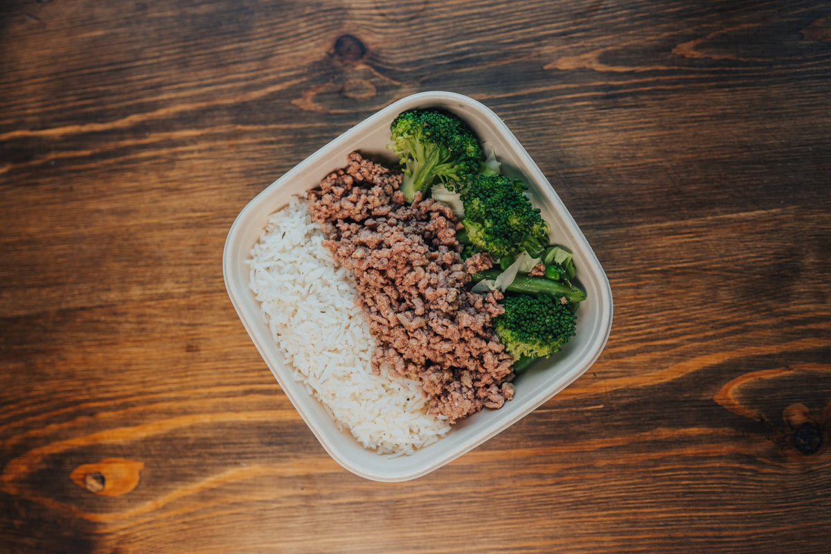 AK Fuel – Minced Beef, Rice & Greens Frozen