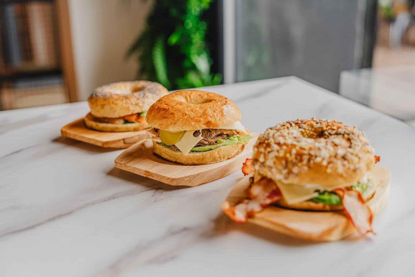 Chicken Bacon Bagel W1