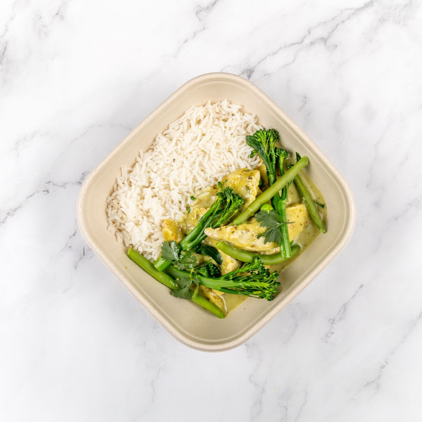Thai Green Chicken Curry, Coconut Rice & Greens Frozen