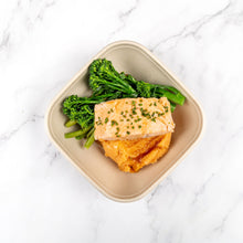 Honey and Soy Glazed Salmon with Sweet Potato Mash Frozen