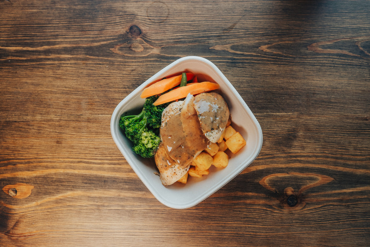 Roast Chicken, Herb Potatoes & Greens Frozen