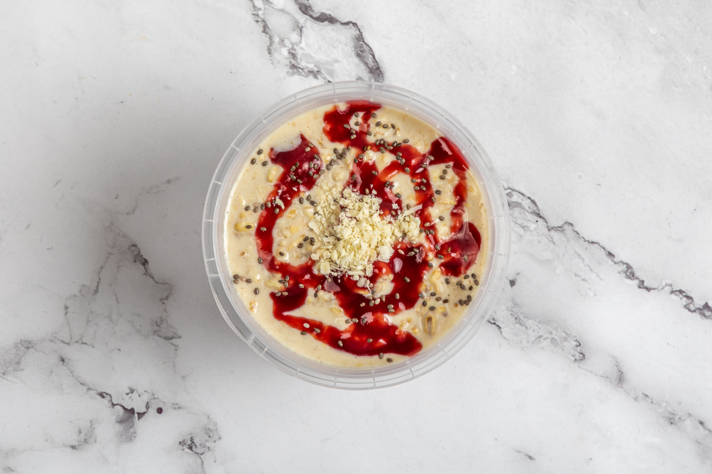 Raspberry & White Chocolate Overnight Oats W1