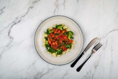 Ground Beef Gnocchi Bolognese