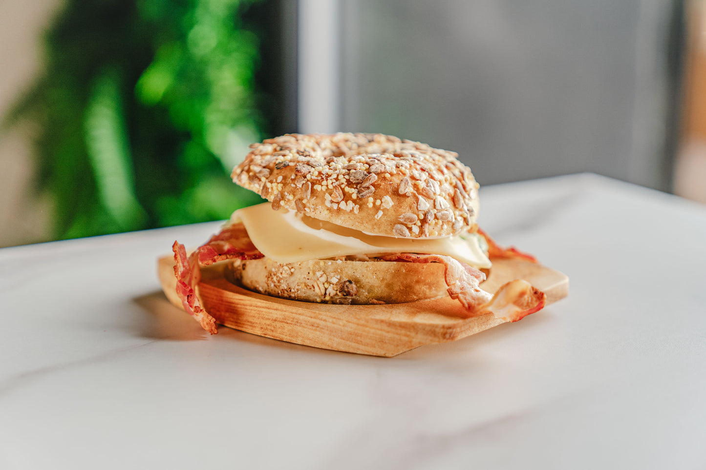 Chicken Bacon Bagel W2