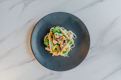 Garlic & Chilli Beef, Broccoli Noodles